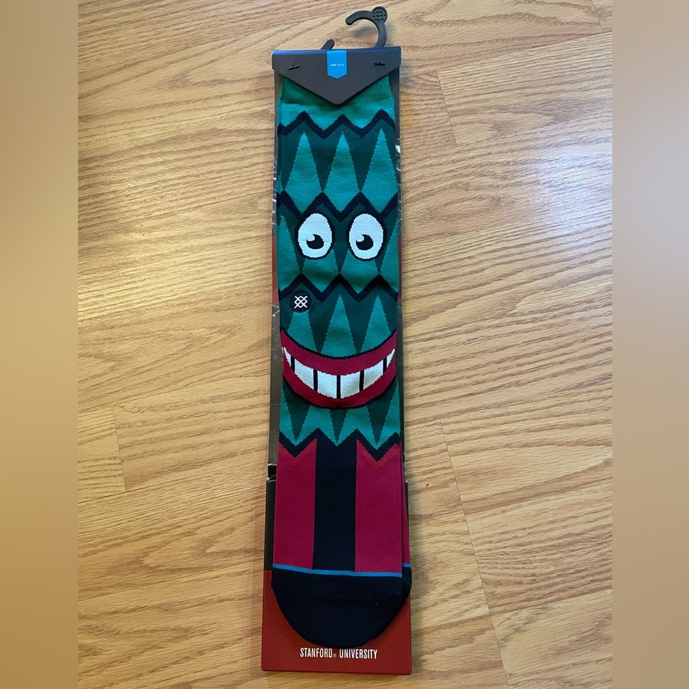 Stance Stanford University Vibrant Graphic Socks with Green and Red